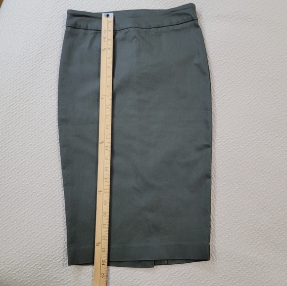 I Love Tyler Madison Green Midi Pencil Skirt Size XS - Picture 5 of 15